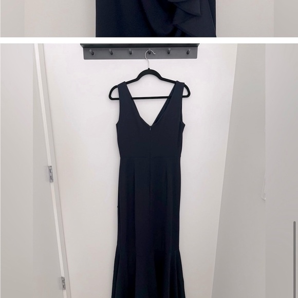 Joseph Ribkoff Ruffled High Low Evening Dress - Picture 7 of 8